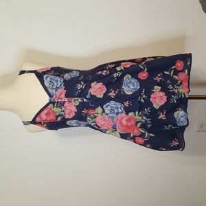 Abercrombie Kids Navy Floral Sundress